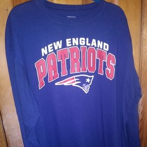 Men's 2XLT Patriots long sleeve shirt